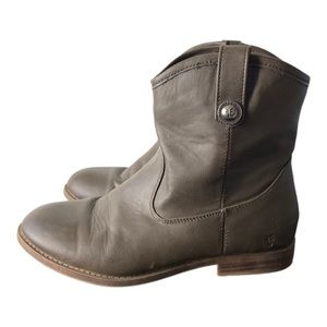 ☃️Frye Melissa Button Short Ankle Boot in Slate Size 5